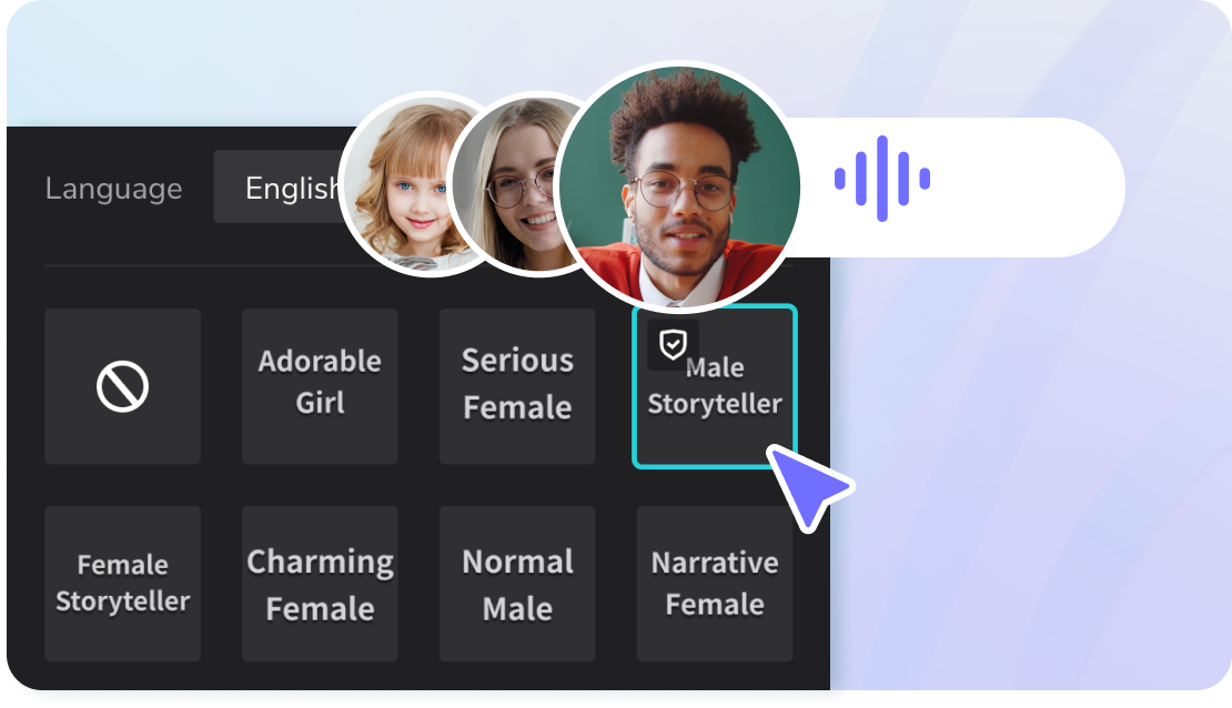 CapCut's voice and style controls