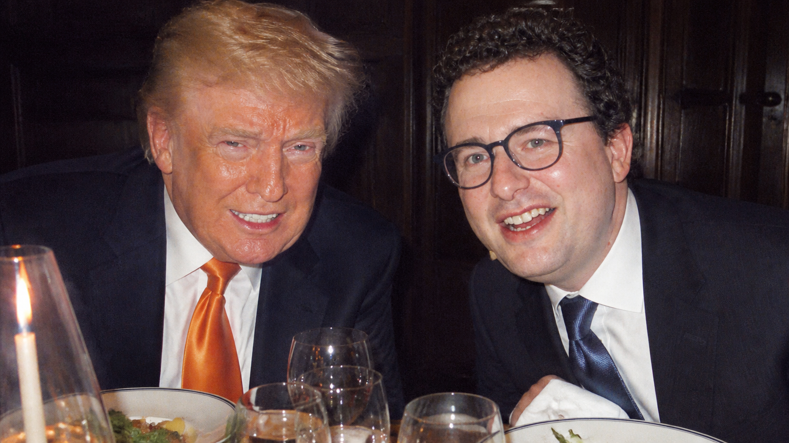 The two of them at the table
