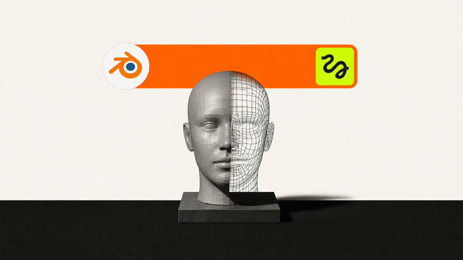 Illustration: Higgsfield's Blender add-on generates meshes, rigs and lit scenes