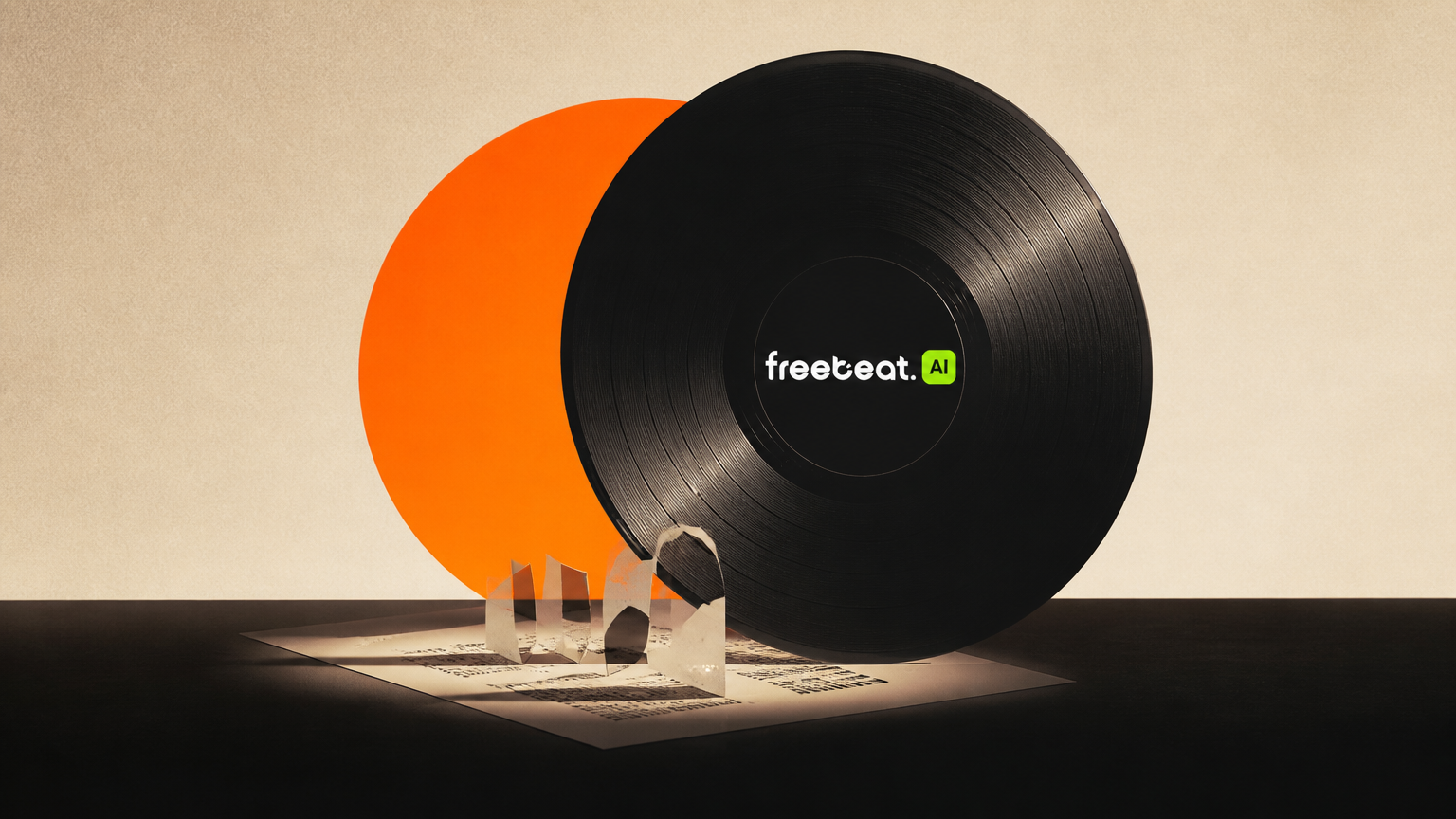 Illustration: freebeat Launches a Lyric Video Maker That Builds the Words Into the Scene