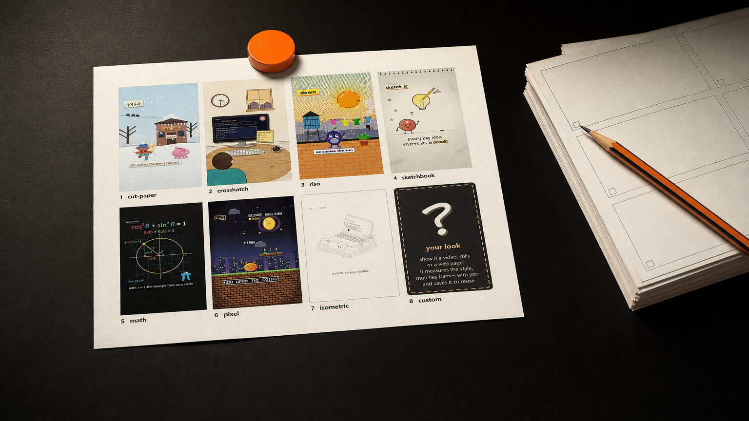 Illustration: animate skill draws explainer videos in code, no video model