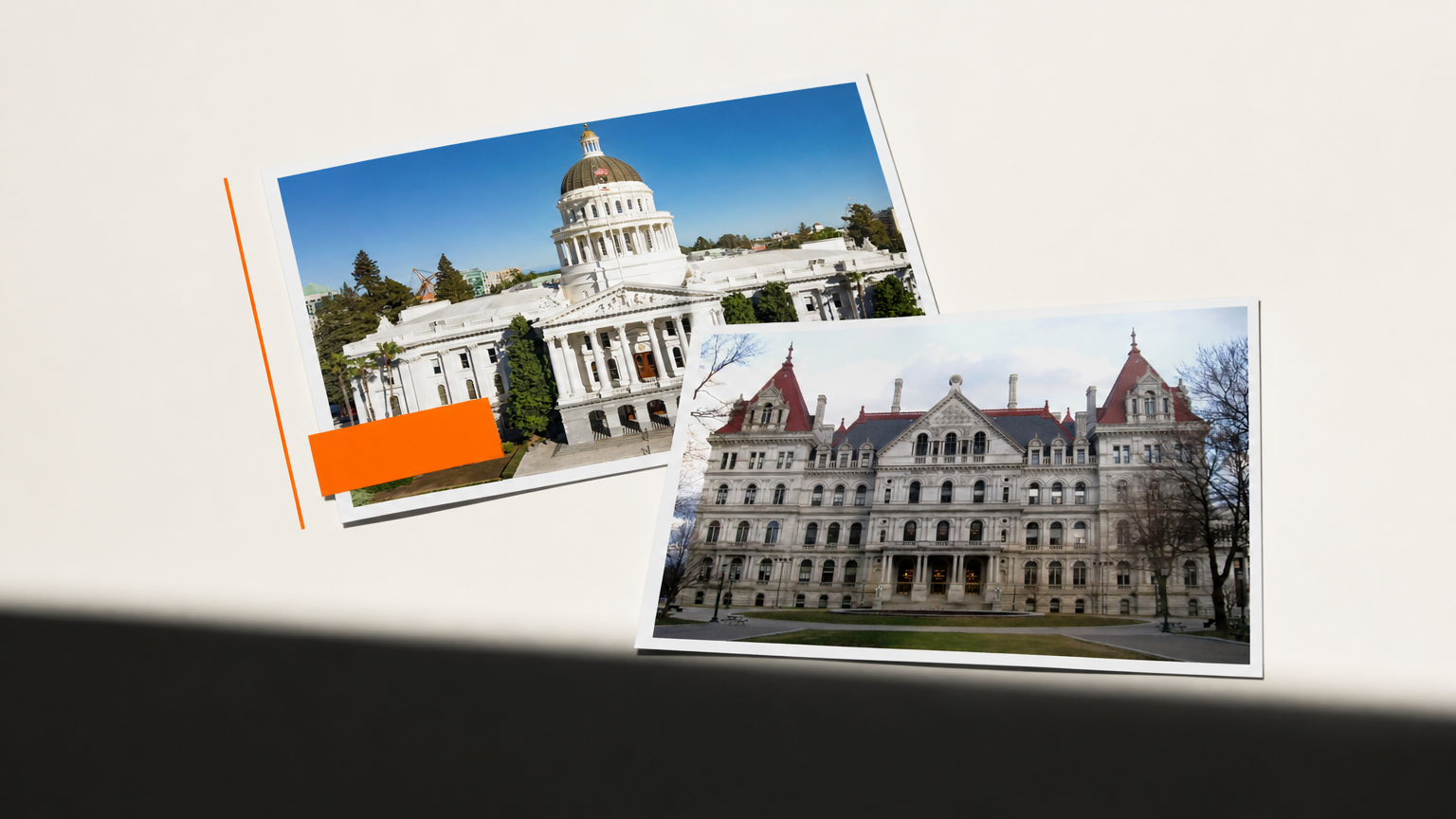Illustration: New York and California require synthetic performer ad disclosures