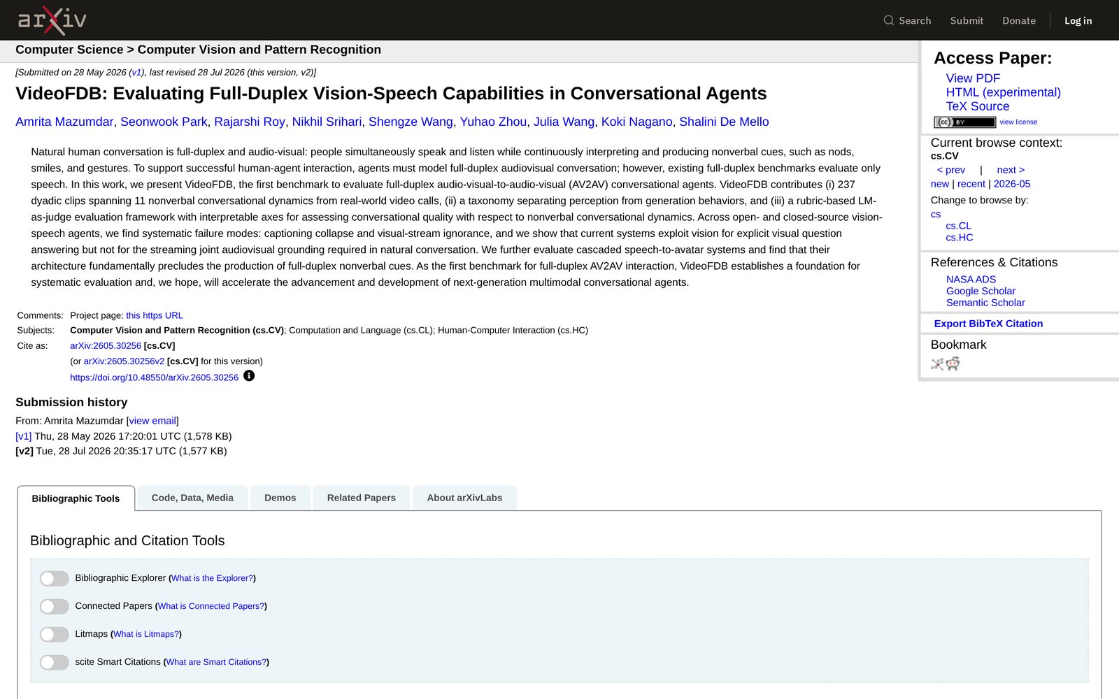 The VideoFDB paper on arXiv