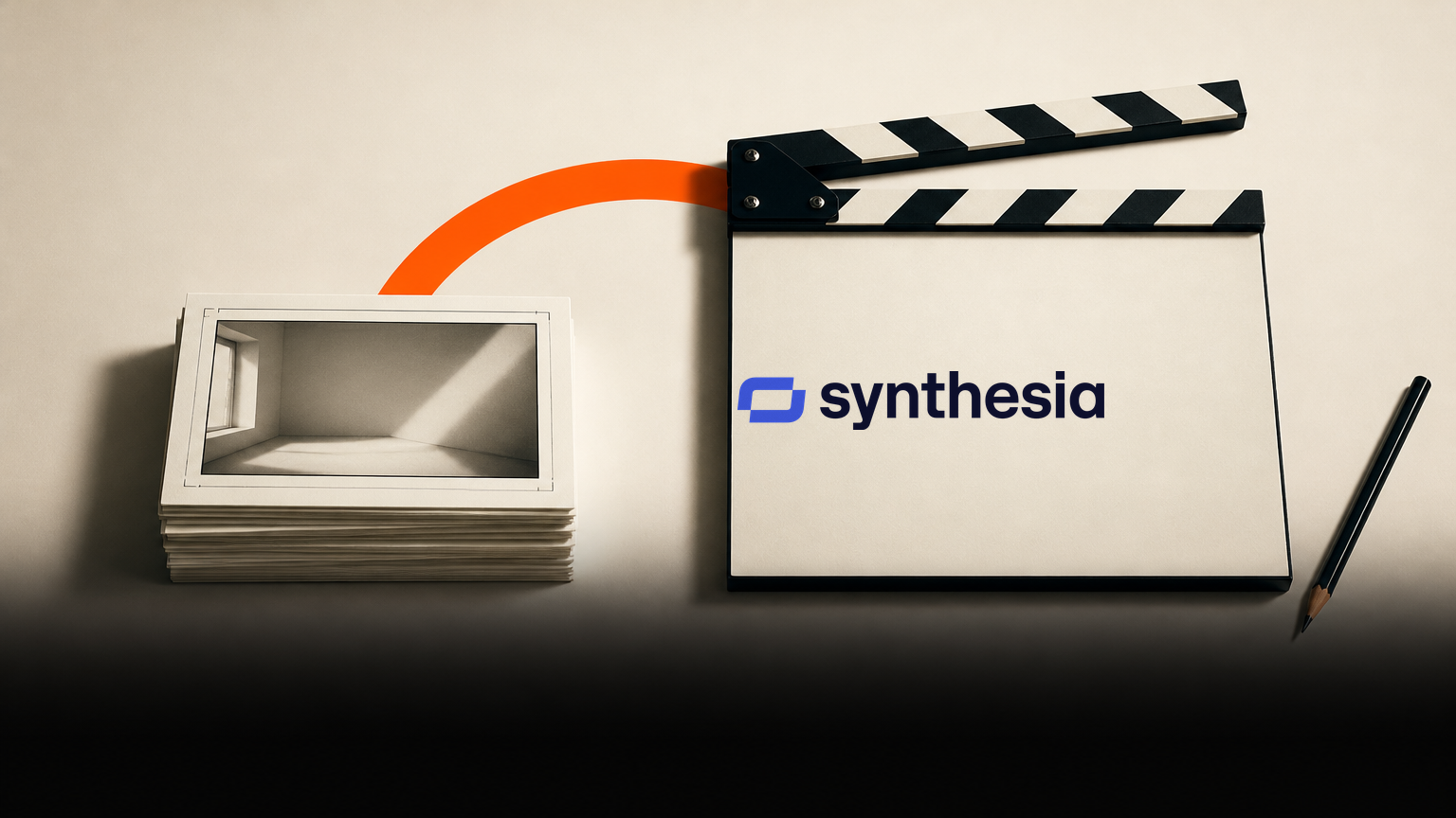 Illustration: Synthesia's Syren builds a finished video from a prompt