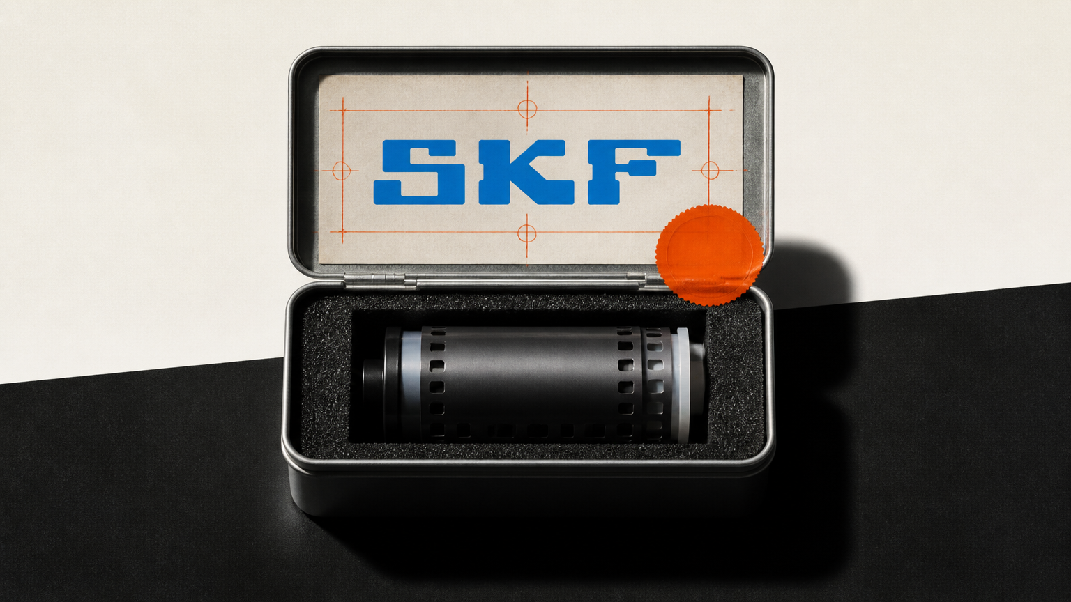 Illustration: SKF brings back Greta Garbo as an AI spokeswoman for bearings